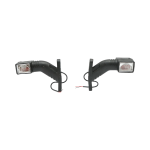 Set Lampi Laterale Gabarit LED cu 3 pozitii - Galben Alb Rosu 6 diode 12V-24V 140 mm