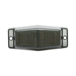 Lampa laterala Gabarit LED Stationara cu 2 Lumini - Galben/Alb Fumurie 24 LED-uri 24V