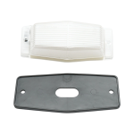 Lampa laterala Gabarit LED Stationara cu Efect NEON - Alb 24 LED-uri 24V