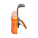 Lampa laterala Gabarit LED X cu Efect Neon si Suport - Galben 30 LED-uri 2 Functii 12V/24V