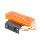 Lampa laterala Gabarit LED X cu Efect Neon si Suport - Galben 30 LED-uri 2 Functii 12V/24V