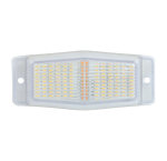 Lampa laterala Gabarit LED Stroboscopic - 2 Lumini Galben/Alb 30 LED-uri 24V