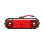 Lampa laterala Gabarit LED  - Rosu 3 LED-uri 12V-24V
