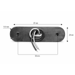 Lampa laterala Gabarit LED - Alb 3 LED-uri 12V-24V