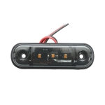 Lampa laterala Gabarit LED - Galben Fumurie 3 LED-uri 12V-24V