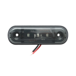 Lampa laterala Gabarit LED - Alb Fumurie 3 LED-uri 12V-24V