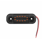 Lampa laterala Gabarit LED - Galben Fumurie 12 LED-uri 12V-24V