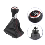 Nuca schimbator sport 6 viteze cu manson pentru Audi A4/S4 B8 si A5/S5 8T – Cusatura Rosie