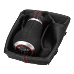 Nuca schimbator sport 6 viteze cu manson pentru Audi A4/S4 B8 si A5/S5 8T – Cusatura Rosie