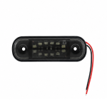Lampa laterala Gabarit LED - Rosu Fumurie 12 LED-uri 12V-24V