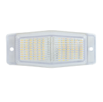 Lampa laterala Gabarit LED Stationara cu 2 Lumini - Galben/Alb 24 LED-uri 24V
