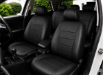 Set Complet Huse Auto Universale Premium – 9 Piese, Piele Ecologica Neagra