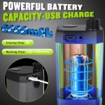 Dus portabil cu acumulator si display LED - 6000mAh, rezistenta la apa IPX7 si 4 moduri de jet