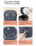 Multicooker cu display, timer si vas antiaderent - 2L 12V/24V si 220V – 200W