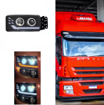 Far LED dreapta cu lupe pentru IVECO STRALIS 24V – DRL, Startup Effect, OEM 5801571745