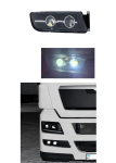Far LED dreapta pentru ceata cu faza lunga pentru MAN TGX / TGS / TGL 24V – Dual Lens OEM 81251016522