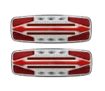 Set stopuri LED cu 5 functii pentru camion, remorca si rulota – Pozitie Neon, Stop, Semnalizare Dinamica, Marsarier si Ceata, 12V-24V