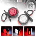 Set 2 buc. LED  Lampa Laterala Gabarit 12-24V Neon Efect – Rosu / Alb / Portocaliu