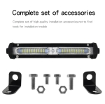 Bara LED Slim 18.6 cm 54W 18 LED Lumina Alba SPOT 6000K 12-24V pentru Auto, ATV, Offroad, Camion etc.