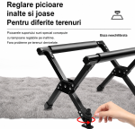 Set Camping Flexzon - Lada Frigorifica Portabila SMART 43.6L + Suport Pliabil Reglabil din Aluminiu 60kg