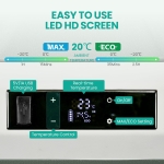 Lada Frigorifica Electrica Smart Flexzon, Control prin Aplicatie, Bluetooth, 12V/24V, 100-240V, 26.8L - Gri