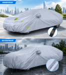 Prelata Auto Premium XXL 520 x 200 x 150 cm, Impermeabila, Protectie UV, cu Geanta Depozitare, Gri
