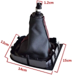 Nuca Schimbator Viteze cu Burduf din Eco Piele pentru VW Golf 5 MK5 GTI GTD R32 2004-2009 / VW Golf 6 MK6 GTI GTD R20 2009, 5 Viteze OEM 5K0711113