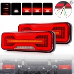 Set lampi spate LED 4 functii stanga + dreapta E9 cu semnalizare dinamica - 12/24V