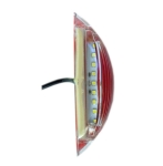 Lampa laterala gabarit 24V Rosu Alb pentru camion, remorca, semiremorca, rulota, 127x45 mm, ABS, rezistenta la apa