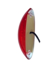Lampa laterala gabarit 24V Rosu Alb pentru camion, remorca, semiremorca, rulota, 127x45 mm, ABS, rezistenta la apa