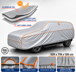 Prelata Auto Impermeabila cu Protectie pentru Grindina, 3 Straturi, Protectie 5 mm, Marimea SUV XL (490 x 178 x 120 cm), Impotriva Grindinei, Ploii, Zapezii si Razelor UV