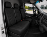 Set Huse din Piele Ecologica pentru Mercedes Sprinter W906 2006-2018 – Negru cu Cusatura Neagra