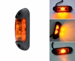 Lampa laterala gabarit - semnalizare, lumina portocalie 110 × 30mm, 12-24V