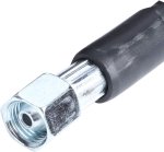 Furtun de inalta presiune pentru aparat de spalat, 10 m, conexiune M22-14 mm, 40 MPa (5800 PSI), 60°C, flexibil si rezistent la uzura, Negru