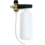 Lance de spumare profesionala 1L pentru aparat de spalat cu presiune, Foam Cannon, Quick Connect 1/4", reglaj jet si concentratie spuma, 5 duze incluse