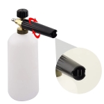 Lance de spumare profesionala 1L pentru aparat de spalat cu presiune, Foam Cannon, Quick Connect 1/4", reglaj jet si concentratie spuma, 5 duze incluse