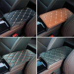 Husa Cotiera Auto Universala 29 cm x 17 cm bej cu cusaturi bej