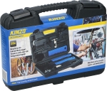 Trusa de Scule pentru Reparatii Bicicleta Kinzo, 20 Piese, Cutie din Plastic Rezistenta, pentru Intretinere si Reparatii