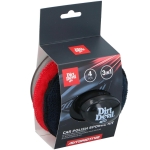 Set 3 bureti pentru polisare DIRT DEVIL – Ø 12,5 cm, cu maner ergonomic pentru polisare manuala