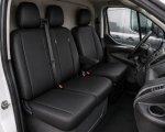 Set huse scaune 2+1 pentru FORD TRANSIT CUSTOM 2009+ – Piele ecologica, Negru, 8 piese