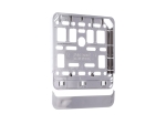 Suport numar inmatriculare scuter si moped cromat universal din plastic cu sistem de prindere - Carmotion