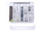 Suport numar inmatriculare scuter si moped cromat universal din plastic cu sistem de prindere - Carmotion