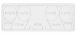 Stop spate dreapta pentru remorca si semiremorca, frana, semnalizare, marsarier, ceata, reflector, socluri PY21W/P21W/R10W, 420x140x80 mm