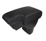 Cotiera auto pentru Nissan Juke 2010-2019, Gen 1, compartiment depozitare, 2x USB-A, 1x USB-C, acces butoane incalzire scaune, Negru