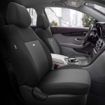Set tapiterie luxoasa SelectedFit Flex Design by Otom textil – Neagra si gri, pentru scaune fata si spate