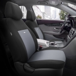 Set tapiterie SelectedFit Flex Design by Otom textil – Neagra si gri deschis, pentru scaune fata si spate