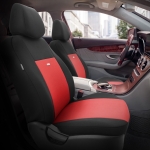 Set Huse Scaune Auto SelectedFit Flex Design by Otom textil – Negru si rosu, pentru scaune fata si spate