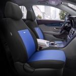 Set Huse Scaune Auto SelectedFit Flex Design by Otom textil – Negru si albastru, pentru scaune fata si spate