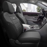 Set Huse Scaune Auto SelectedFit One Design by Otom textil – Neagra si gri, pentru scaune fata si spate