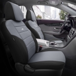 Set tapiterie SelectedFit One Design by Otom textil – Neagra si gri deschis, pentru scaune fata si spate